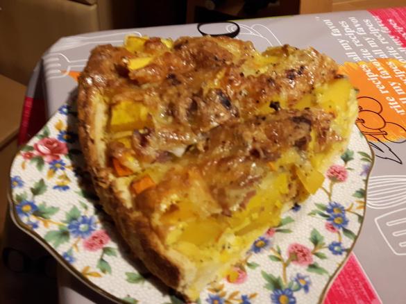 Kürbis Quiche