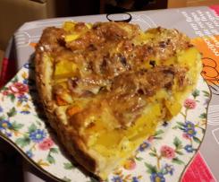 Kürbis Quiche