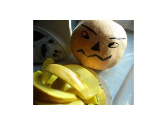 Variation von Party - Kürbissuppe ....