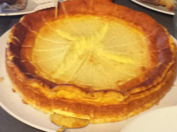 Käsekuchen ohne Boden