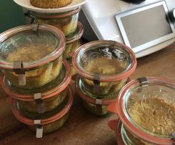 Möhrenkuchen im Glas