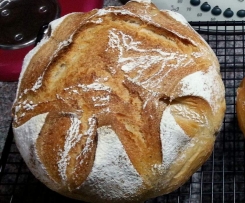 Französisches Weißbrot im Bräter  A la Beate