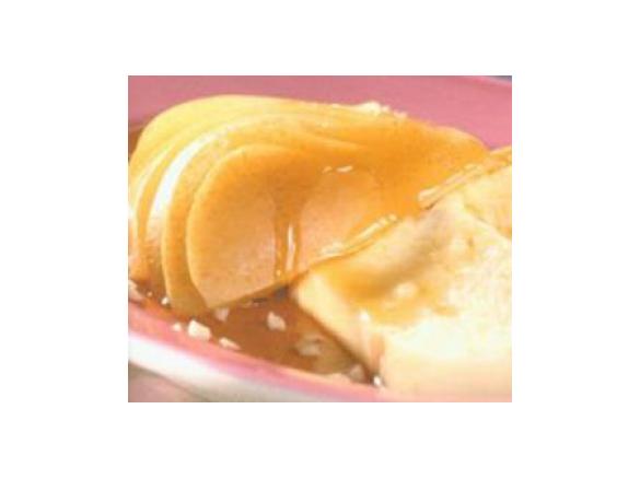 Grießcreme mit Ingwerbirnen