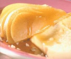 Grießcreme mit Ingwerbirnen