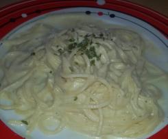 Spaghetti mit Zucchinisauce