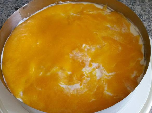 Pfirsich-Philadelphia-Torte