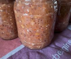 Zucchini Tomaten Apfel Chutney