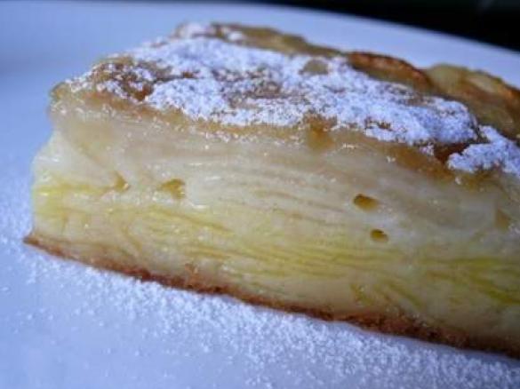 Unsichtbarer Kuchen Apfel und Birne - Superkuchen - Fruchtgratin