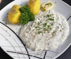 cremiger Kräuterquark für Salzkartoffeln a`la Mama