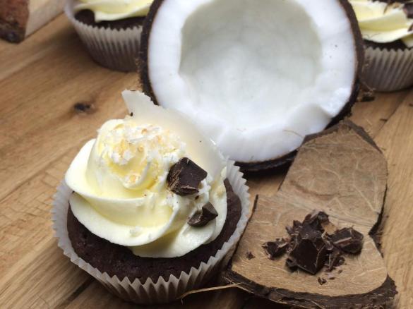 Schoko-Kokos Cupcakes