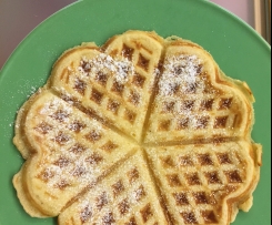 Waffeln mit Quark