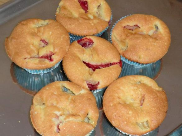 Erdbeer-Bananen-Muffins
