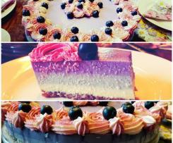 Heidelbeer Käsekuchen vegan ohne Backen