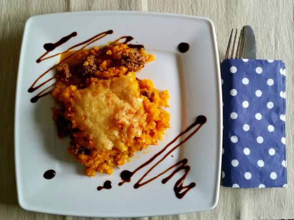 Kürbis-Hack-Auflauf