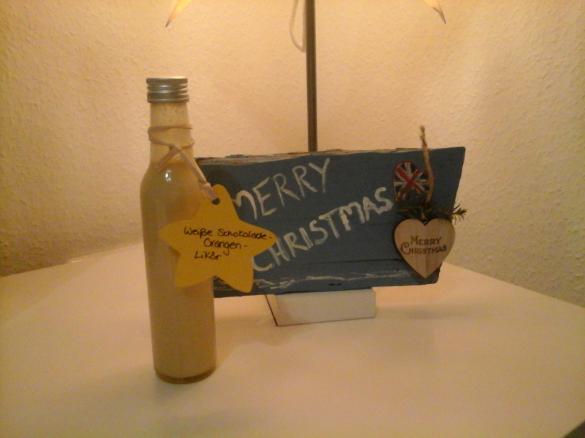 Weiße Schokolade - Orangen- Likör (vegan)