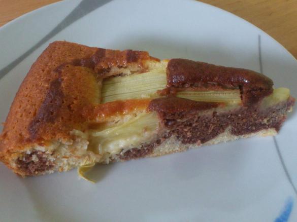 Rhabarberkuchen Marmor