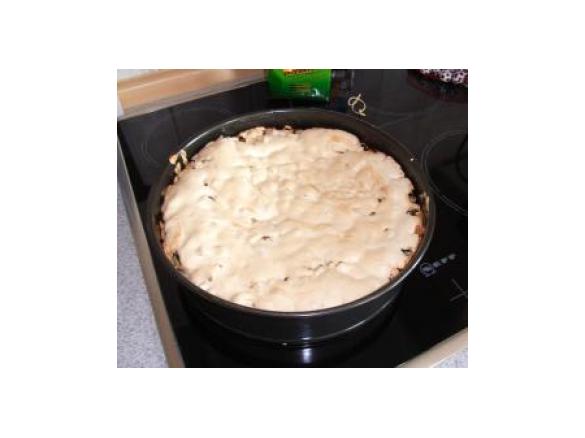 Rhabarberkuchen mit Baiser