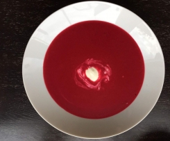 Rote-Bete-Suppe mit Ingwer