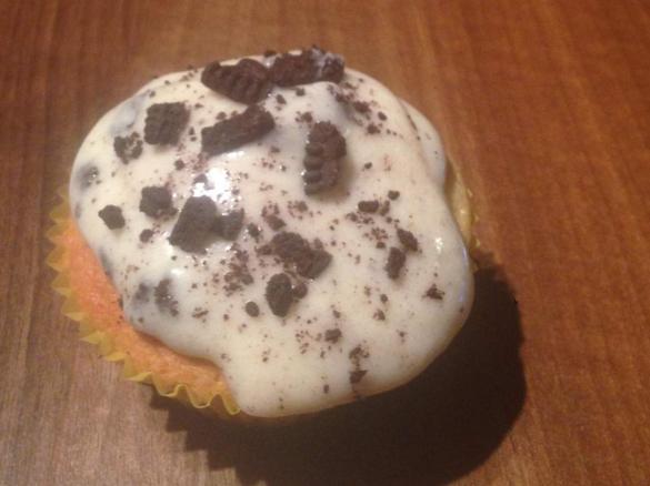 Muffin mit Oreo-Topping