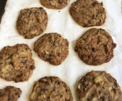 cookies mit Schokostückchen vegane Variante aus dem "das Kochbuch" ohne Ei <3
