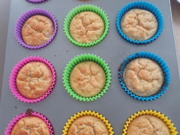 Haferflocken-Bananen-Muffins