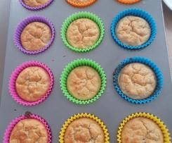 Haferflocken-Bananen-Muffins
