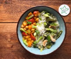 Kichererbsen-Gemüsecurry, vegan