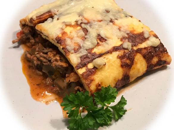 Hackfleisch Rolle Low Carb