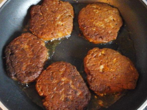 Frikadellen vegan Seitanfrikadelle