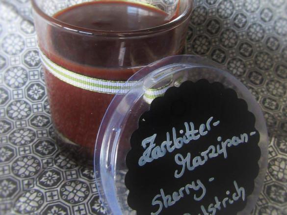 Zartbitter-Marzipan-Sherry Aufstrich
