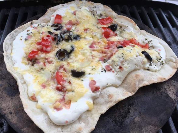 schneller Elsässer Flammkuchen Boden