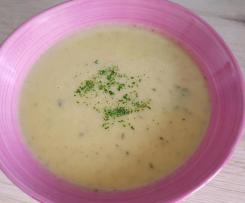 Kartoffel-Rettich-Champignon-Suppe / Topf