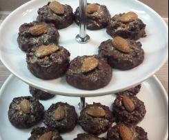 Weihnachtlich Schoko-Crossies Plätzchen ohne Backen