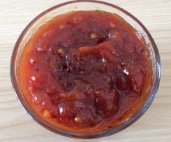 Tomatenmarmelade mit Chili und Zimt