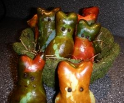 Osterhasen - kunterbunt