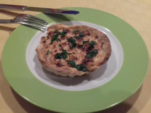 Flammkuchen- und knusprige Küchlein, Variation