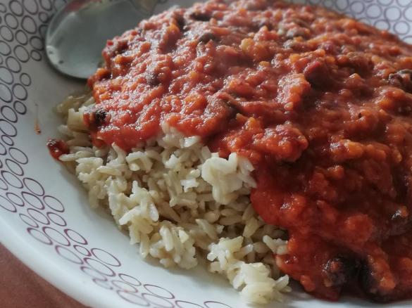 Zweierlei-Bohnen-Chili nach Ella