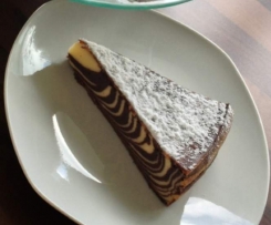 Eierlikör-Zebrakäsekuchen ohne Boden