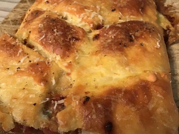 Bacon-Parmesan-Zopf - Keto Low Carb geeignet und Glutenfrei