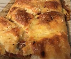 Bacon-Parmesan-Zopf - Keto Low Carb geeignet und Glutenfrei