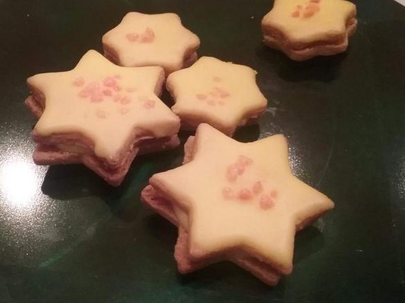 Eierlikör-Sterne, Plätzchen 