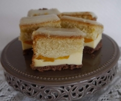 Marmorkuchen mit Quark-Aprikosen-Füllung