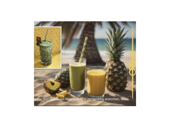 Aloha-Aloe Slushie (mit Algen)