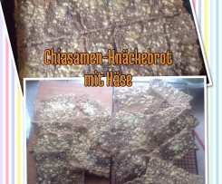 Chiasamen-Knäkebrot mit Käse