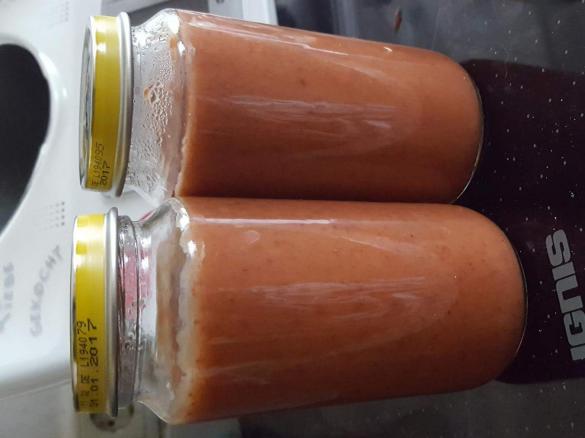 Schneller Obst-Getreidebrei