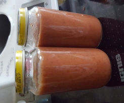 Schneller Obst-Getreidebrei