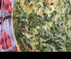 Blätterteig- Spinat- Räucherlachsquiche