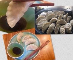 Dumplings mit Zucchini und Rinderhackfleisch