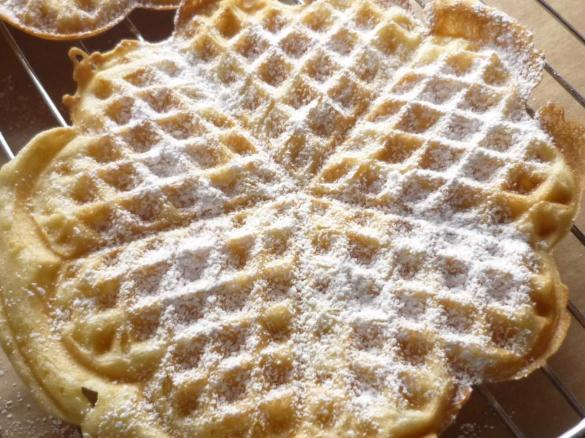 Knusprige Waffeln - Milchfrei