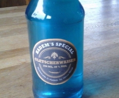 Gletscher Wasser ohne Kleberei